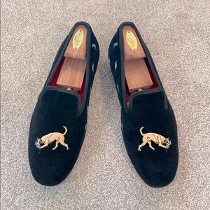 Velvet Smoking Slippers - Racquet Club of Chicago
